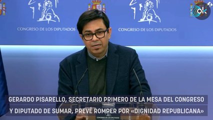 El miembro de Sumar en la jura de Leonor no quiere llevar chaqué por «dignidad republicana»