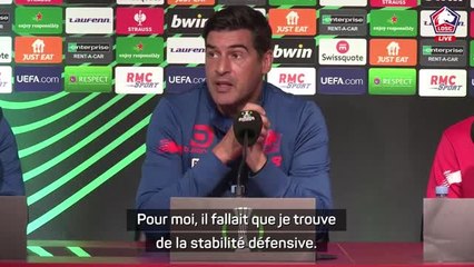 Lille - Fonseca s’explique sur le cas Umtiti : “Yoro et Alexsandro ont été très bon”