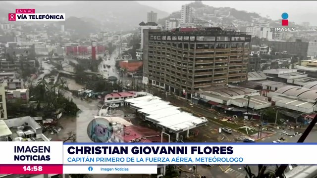 Panorama en Acapulco tras el paso del huracán Otis