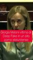 Giorgia Meloni vittima di DEEPFAKE il suo volto utilizzato in un video porno trasmesso in rete