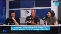 Tensión en vivo en el programa de Fantino: panelista sacado causó destrozos en el estudio