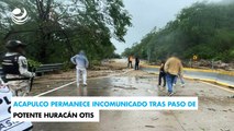 Acapulco permanece incomunicado tras paso de potente huracán Otis