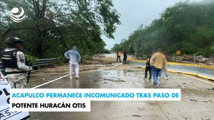 Acapulco permanece incomunicado tras paso de potente huracán Otis