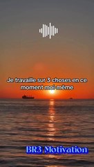 Je travaille sur 3 choses en ce moment moi-même. #citations #fyp #proverbe #citation #citationdujour #motivation