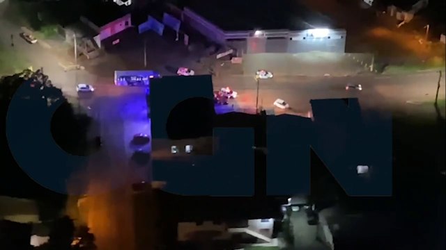 Imagens aéreas mostram cerco policial que terminou com foragido preso