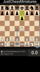 Checkmate in 10 moves with the Orthoschnapp Gambit