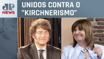 Patricia Bullrich confirma apoio a Javier Milei no segundo turno das eleições na Argentina