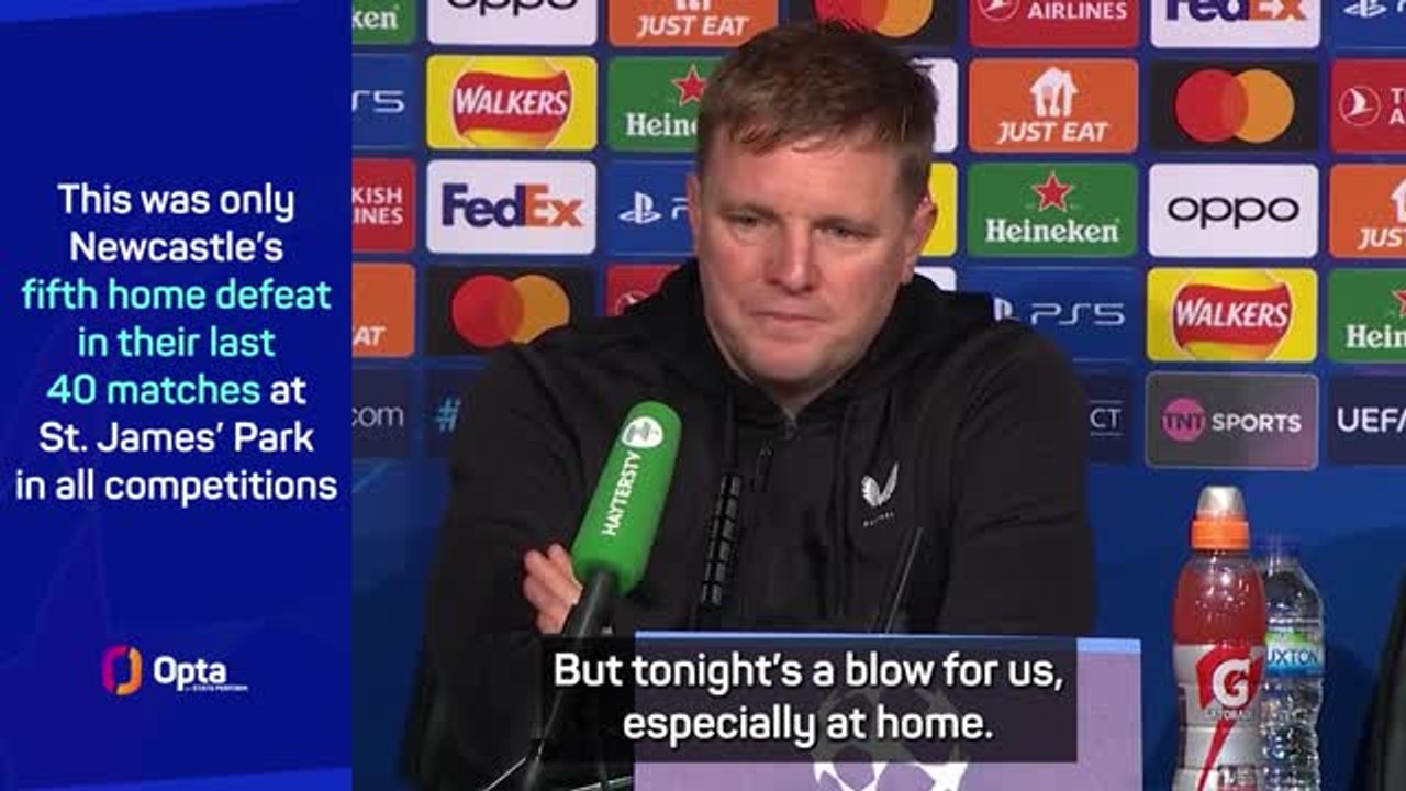 Howe calls Dortmund defeat 'a big blow'
