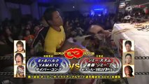 27th December 2013 Open The Triangle Gate Naoki Tanizaki & Ryo Saito & Jimmy Susumu (C) vs BxB Hulk & Cyber Kong & YAMATO