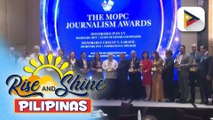 PCO Sec. Garafil, ginawaran ng 'Distinguished Journalism and Government Service' Award ng MOPC
