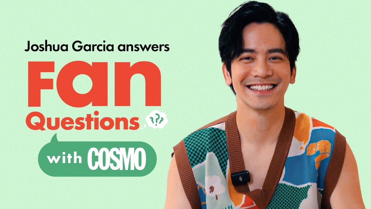 Joshua Garcia Reacts To Being Called "Crush Ng Bayan" | Fan Questions With Cosmo