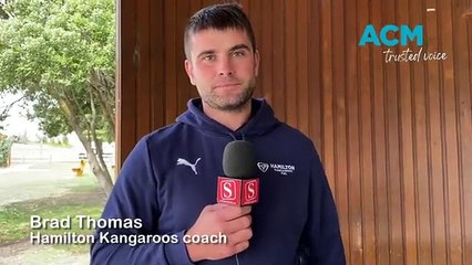 Football: Hamilton Kangaroos coach Brad Thomas