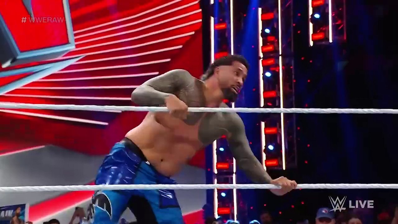 Rhodes unleashes a steel chair assault on Priest after Jey Uso match