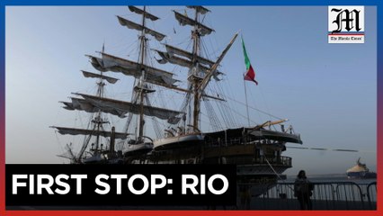 Italy's oldest ship sails around the world for second time