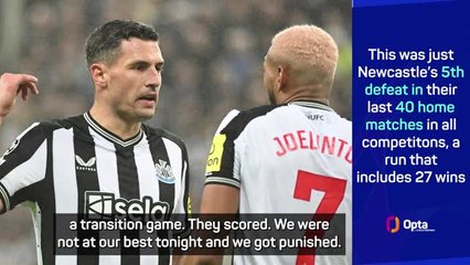 Newcastle played into Dortmund's hands, says Joelinton