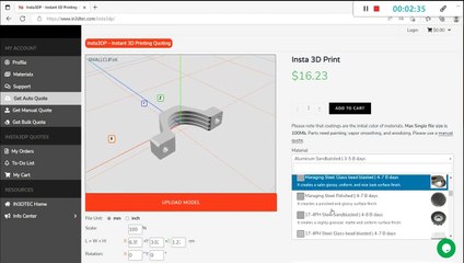 What is the Process of Online 3D Printing Quotation?
