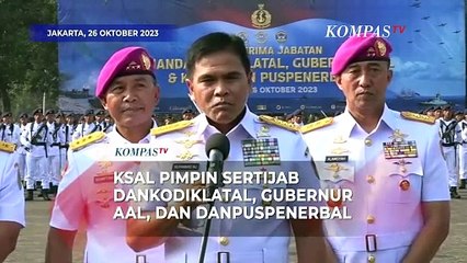Momen KSAL Pimpin Sertijab Dankodiklatal, Gubernur AAL, dan Danpuspenerbal