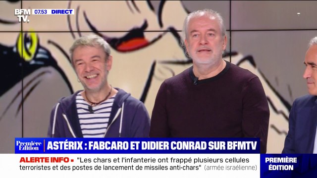 L'Iris blanc : Fabcaro et Didier Conrad, les auteurs du 40e album d'Astérix, invités de BFMTV