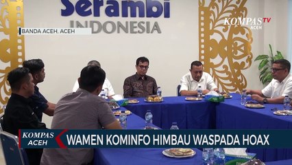 Wamen Kominfo Waspada Hoax Jelang Pemilu