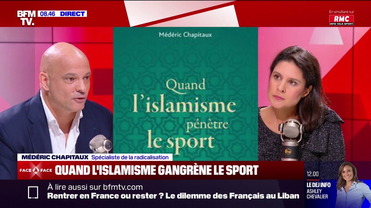 11.000 sportifs dans des "clubs séparatistes": "Ça représente 0,07% des clubs au niveau national", précise Médéric Chapitaux, spécialiste de la radicalisation