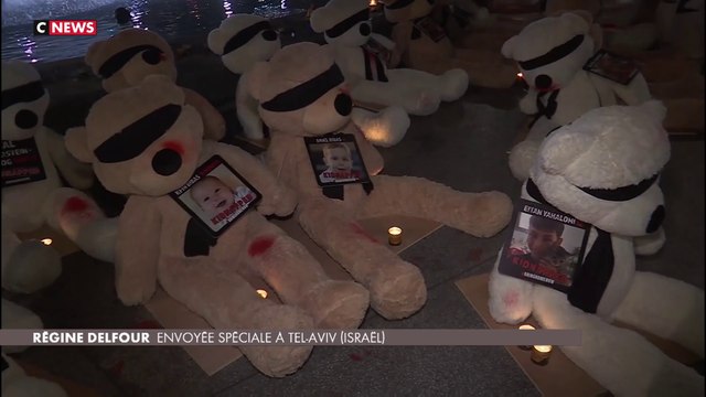 Attaque du Hamas contre Israël : recueillement pour les victimes du 7 octobre place Dizengoff à Tel-Aviv