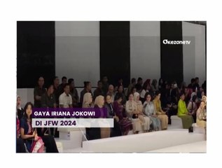 Download Video: Intip Gaya Elegan Iriana Joko Widodo di Jakarta Fashion Week 2024