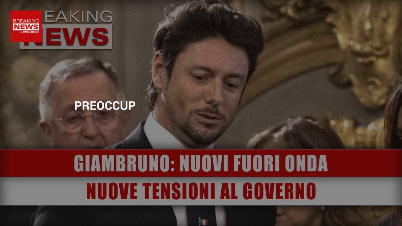 Preoccupazione Per Nuovi Fuori Onda Di Giambruno: Nuove Tensioni Al Governo!