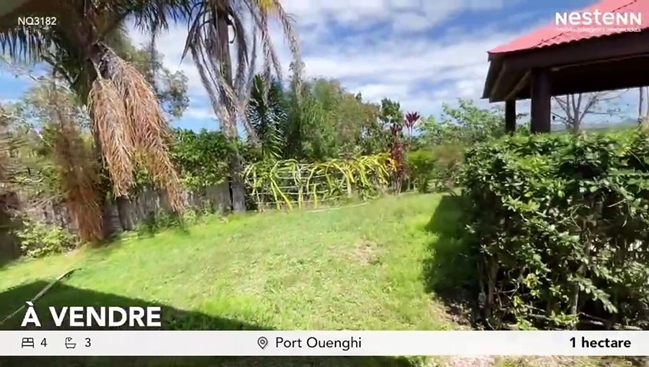 Propriété à vendre à Port Ouenghi - Nouvelle-Calédonie - Agence immobilière à Nouméa - Nestenn