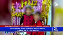 Surquillo: Minedu iniciará investigaciones en colegio donde murió escolar