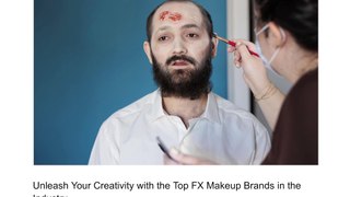 Discover The Best FX Makeup Brands For Prosthetics And Special Effects | Niall O'Riordan FX