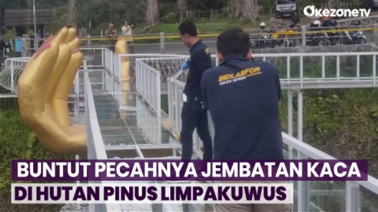 Belum Ada Uji Kelayakan, Tim Labfor Polda Jateng Cek TKP Jembatan Kaca Hutan Pinus Limpakuwus