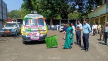 जिला निर्वाचन अधिकारी डॉ. सलोनी सिडाना द्वारा जागरूकता वाहन को हरी झंडी दिखाकर रवाना किया