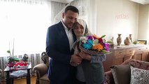 CHP İstanbul İl Başkanı Özgür Çelik, 92 yaşındaki Neriman Odabaş'ı ziyaret etti
