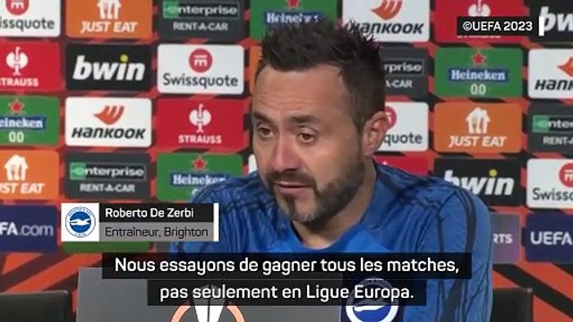 De Zerbi assure que son équipe se bat pour redresser la barre