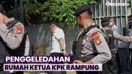 2 Jam Lebih Digeledah, Polisi Bawa Koper dan Totebag dari Rumah Ketua KPK di Kertanegara