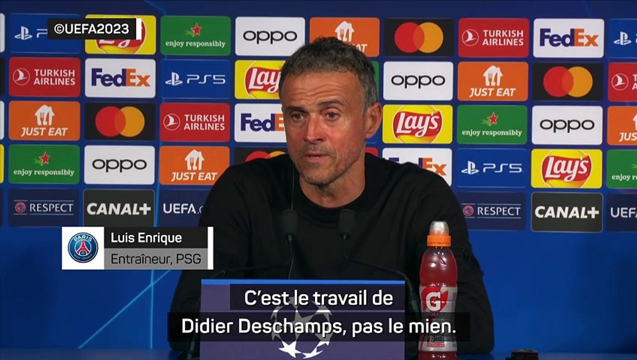 Luis Enrique : “Zaïre-Emery, un exemple parfait pour les jeunes”