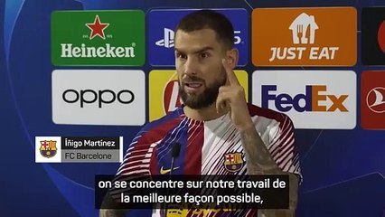 Inigo Martinez : "On ne s'intéresse pas trop à ce qui se dit sur le Clasico"