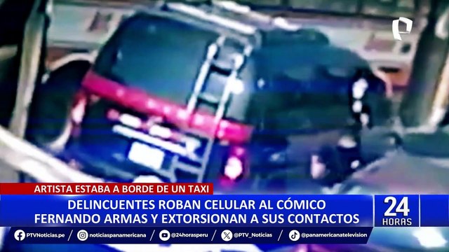 Delincuentes arrebatan su celular a Fernando Armas en Chorrillos