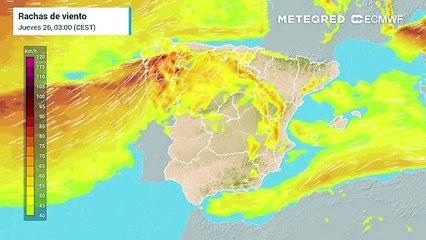El frente de hoy traerá lluvias generosas pero, también, viento muy intenso