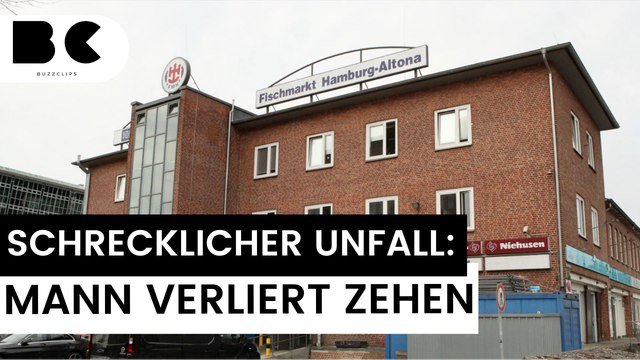 Schrecklicher Unfall: Mann verliert Zehen auf Hamburger Fischmarkt