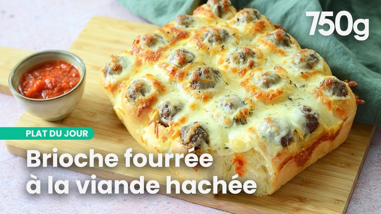 Une brioche buchty salée à partager à l'apéro | 750g