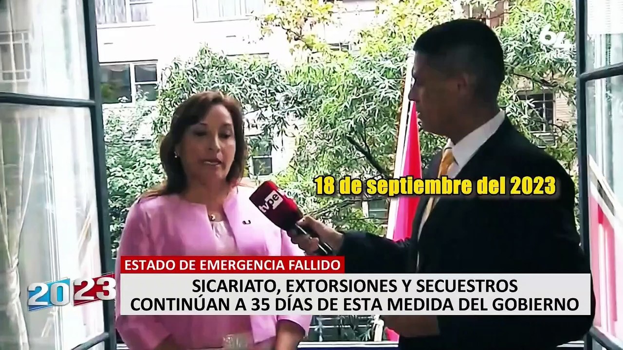 Sicariato, extorsiones y secuestros continúan a 35 días del estado de emergencia