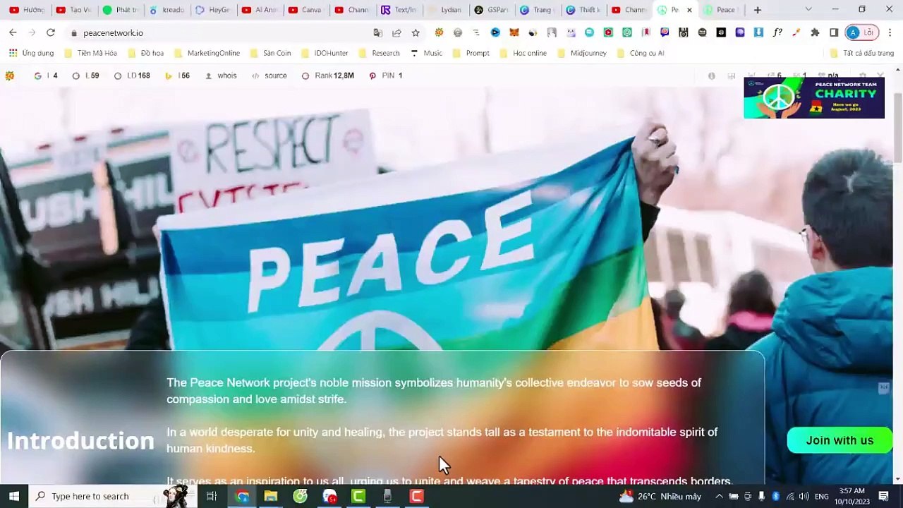 12 - Hướng dẫn check giấy phép tên miền và các thông số của dự án Peace Network