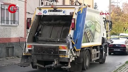 Çöp kamyonunun çarptığı yaya, hayatını kaybetti!