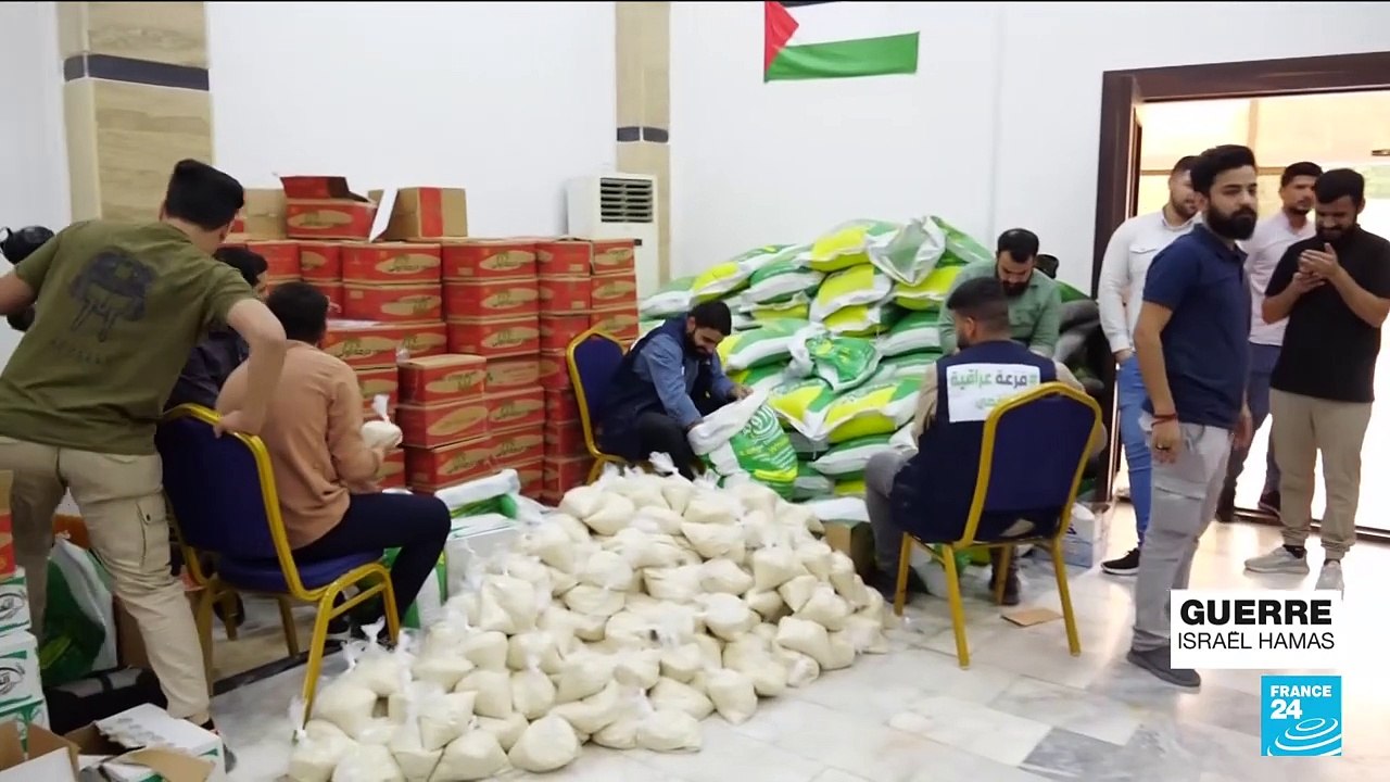Aide humanitaire à Gaza : en Irak, un élan de solidarité pour les habitants de l'enclave palestinienne
