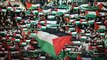 Celtic fans wave Palestinian flags ahead of Champions League fixture in defiance of club appeal