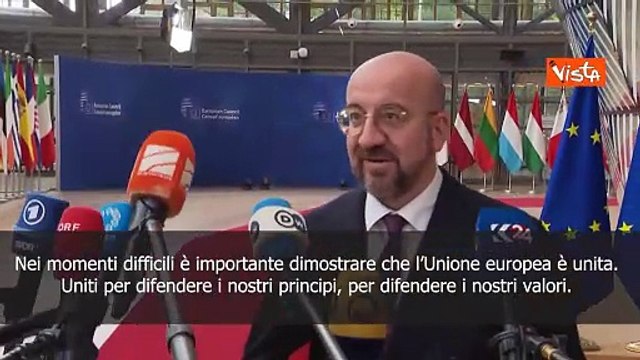 Michel: Condanniamo Hamas, Israele ha diritto a difendersi