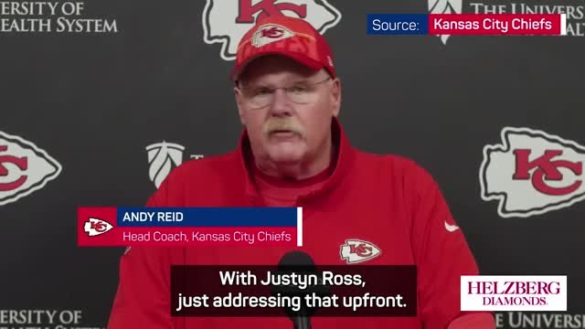 Reid addresses Justyn Ross' Chiefs future after arrest