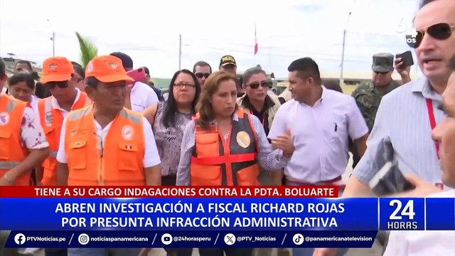 Abren investigación a fiscal Richard Rojas que tiene a cargo caso de Dina Boluarte