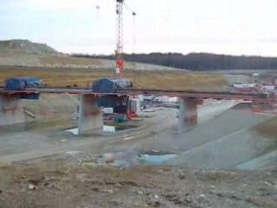 2008 Mars - LGV Rhin-Rhône - site de la gare de Meroux